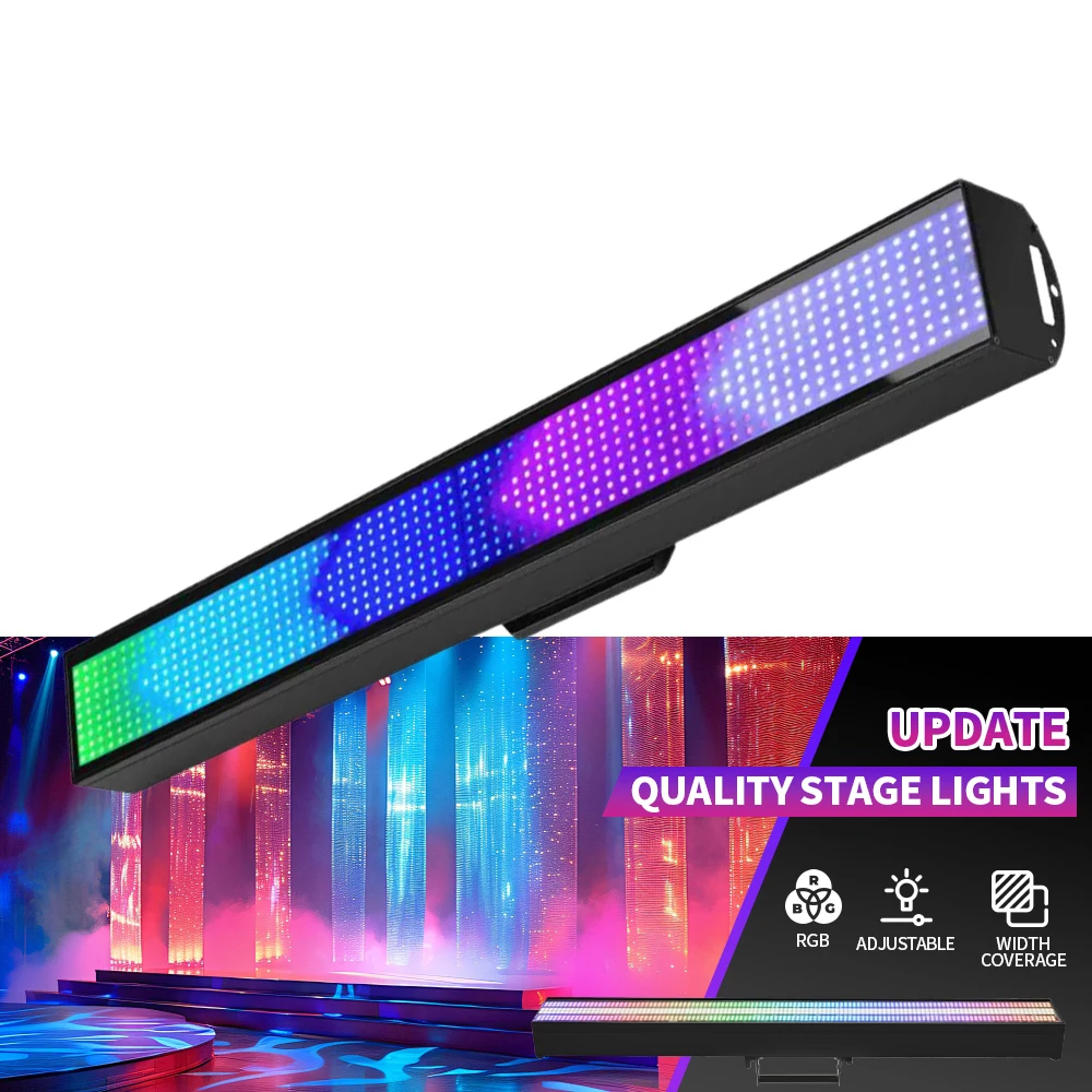 1/2/4 قطعة 120 واط RGB أضواء غسالة الجدار 97*13*12 سنتيمتر DMX512/التلقائي تشغيل ستروب المرحلة الإضاءة لعيد الميلاد حزب بار فندق الديكور