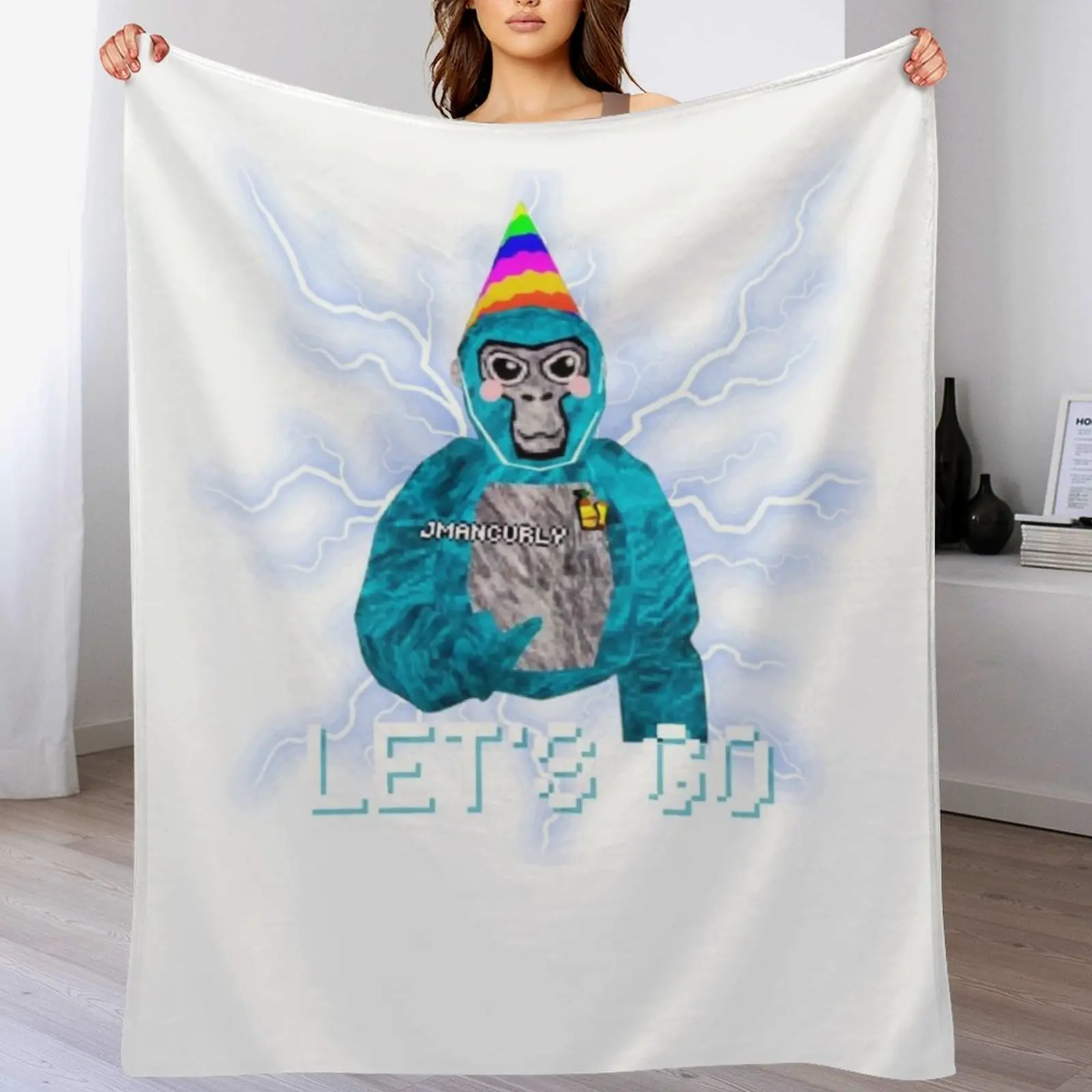 Gorilla Tag Jmancurly Monke Merch Classic Throw Blanket