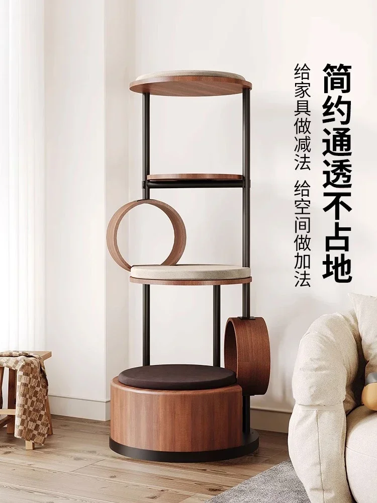 Cat nest cat tree integrated small apartment household cat jumping platform observation platform multi-cat family