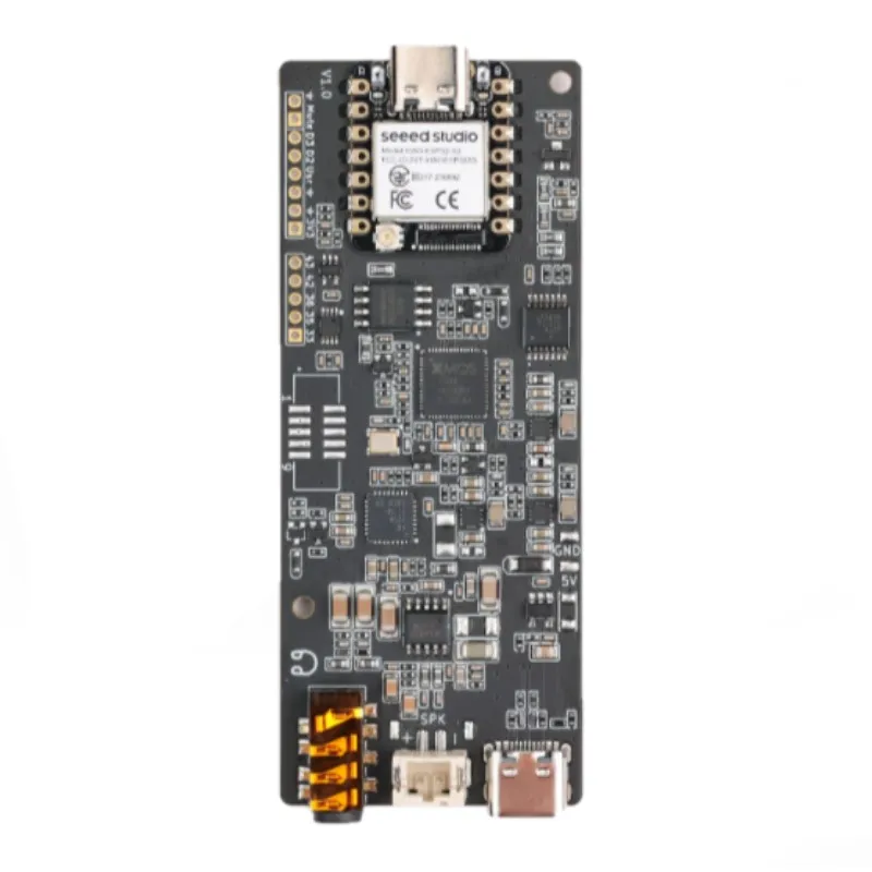 Seeed ReSpeaker Lite 2 Mic Array ESPHome Assistant ESP32S3 voorgesoldeerd/Mono ingesloten luidspreker-4R 5W/Acrylbehuizing Optioneel