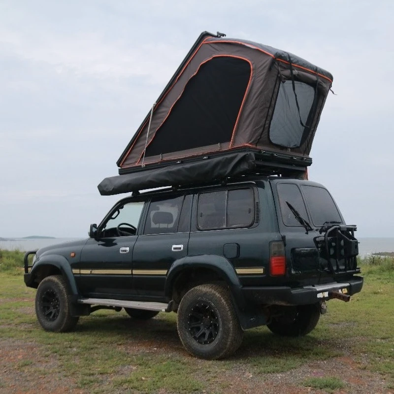 2026 Hard Shell Quick Auto-Open Roof Top Tent Aviation Aluminum Honeycomb Platform 420D Oxford Four-season Double Layer Waterpro