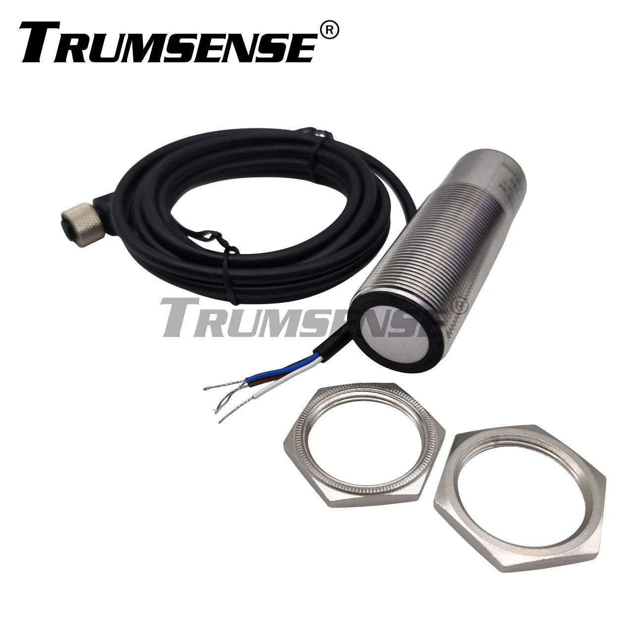 Trumsense 15 tot 200 cm bereik PNP-uitgang 112 Khz M30 TPT112F30TRP2000 Ultrasone afstandsmeetsensor 15 tot 30 V DC-vermogen