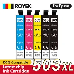 503XL Ink Cartridge Compatible For Epson T 503 T503 XL Epson503 Use XP 5200 5205 WF 2960DWF WF-2965DWF WorkForce Printer
