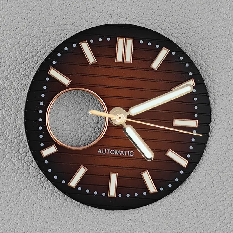 قرص NH38 30.5 ملم مجوف نوتيلوس ملحقات تعديل ساعة أشعة الشمس المضيئة لحركة NH38 #2