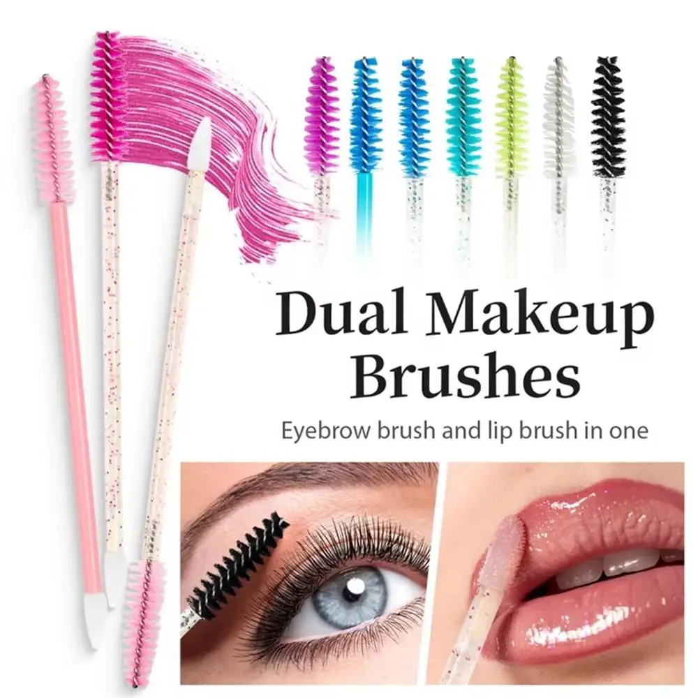 50PCS Eyelashes Brushes Wholesaler Disposable Lash Mascara Brush Lashes Extension Eyebrow Lipstick Wands Applicator Makeup Tool