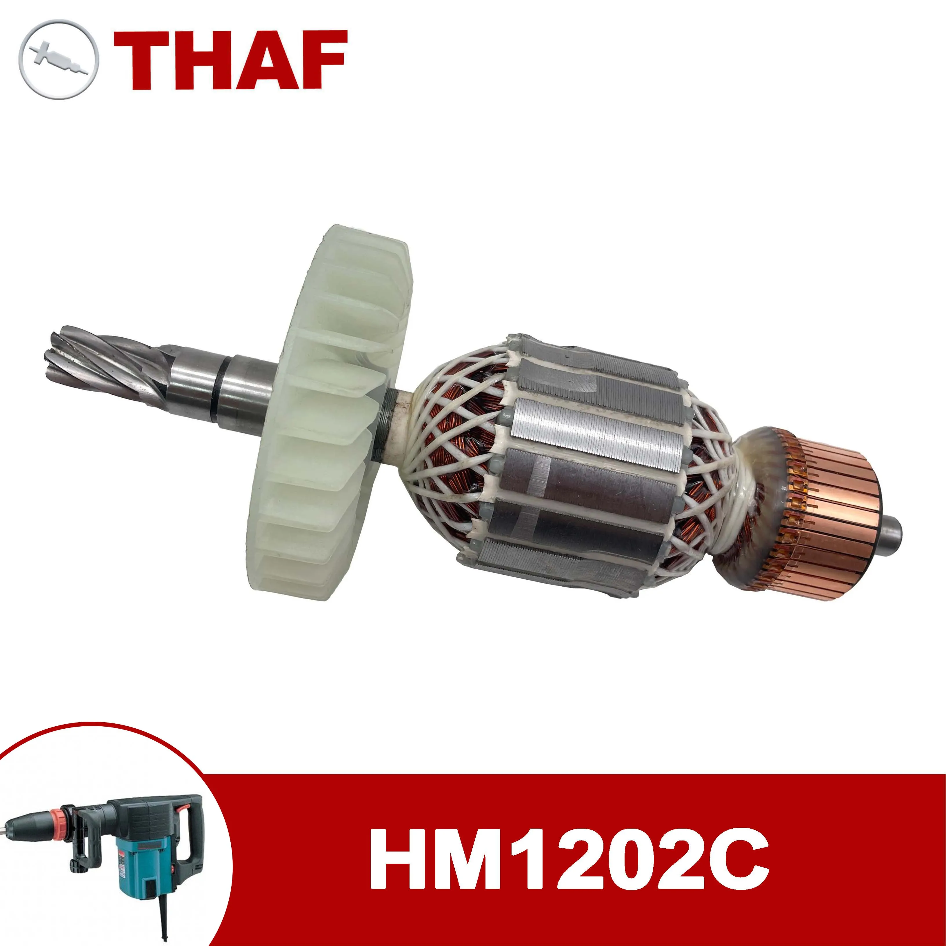 

AC220V-240V Якорь ротор замена для Makita ОТБОЙНЫЙ МОЛОТОК HM1202C 516803-7