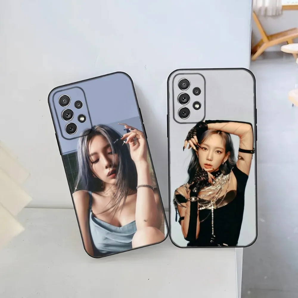 Kpop Kim Taeyeon Phone Case For Samsung S25,S24 Ultra,S20,S30 plus,S22 plus,S23,S30 ultra 5G Silicone Cover