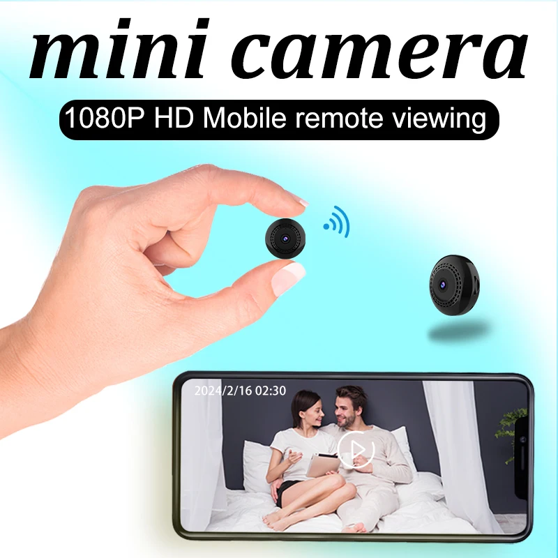 

Mini HD 1080p Wifi Camera Indoor Safety Security Surveillance Night Vision Camcorder IP Audio Video Recorder Remote Baby Monitor