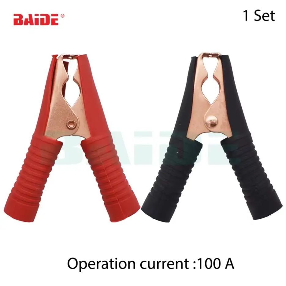 alligator-clips-hot-car-battery-clamps-crocodile-clip-100a-electrical-connection-battery-terminals-power-test-25set-lot