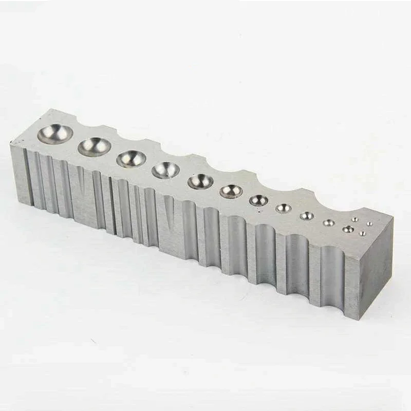 

HOT-High Hardness Steel Doming Dapping Block Square Punch Forming Shaping Tool for Jewelry Making