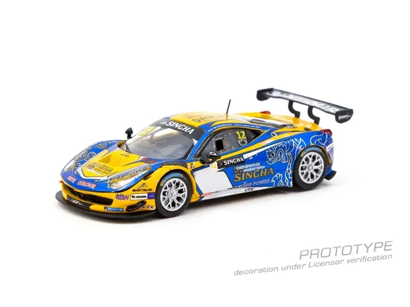 

TW Tarmac Works x IXO 1/64 458 Italia GT3 #12 Simulation Alloy Model Cars