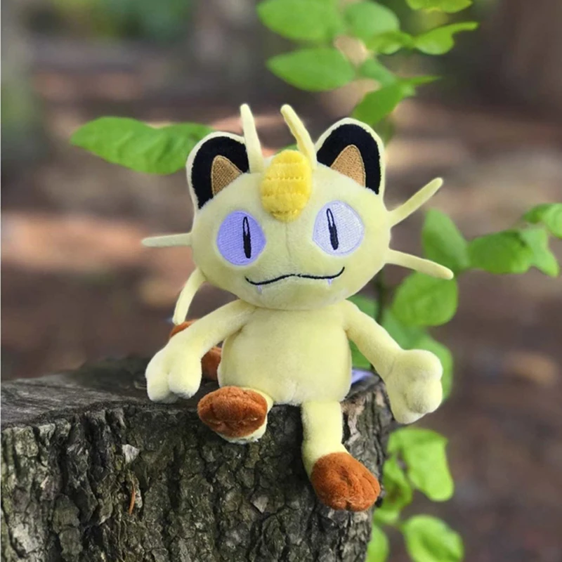 

Japanese Pokemon Genuine Fit Meowth Plush Toy Dolls Children Cute Soft Gifts And Birthday Christmas Gifts
