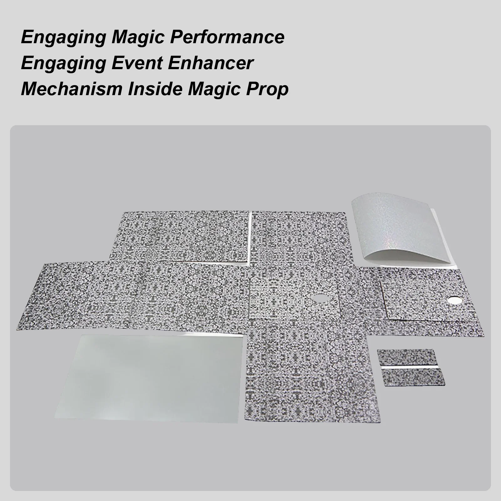 

Волшебная коробка с крупным планом, портативный фокусник, пустая коробка, игрушка, волшебная коробка, игра-головоломка для семейных встреч, мероприятий, путешествий, фестиваля