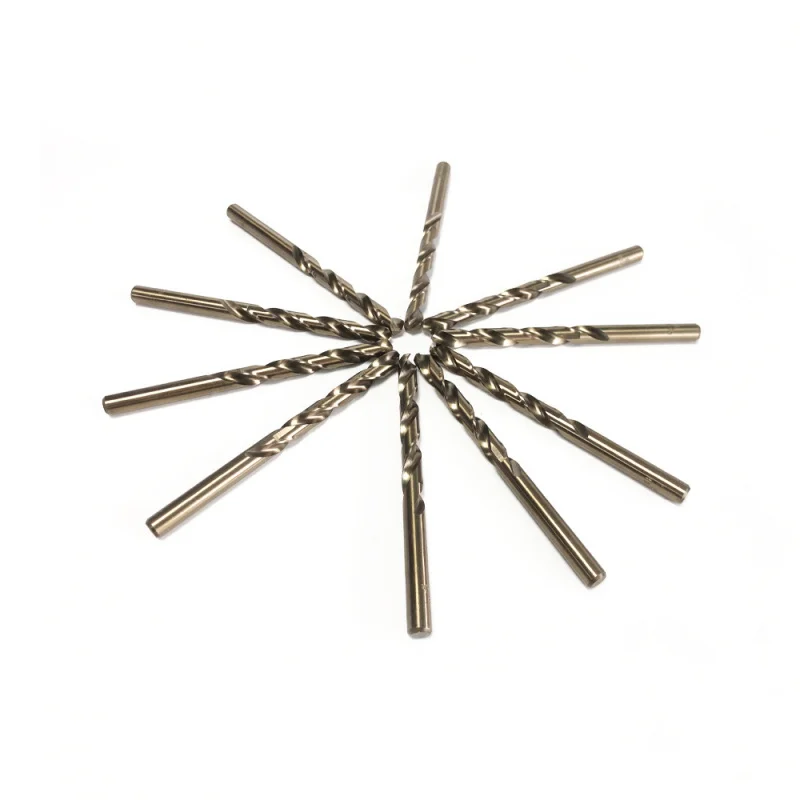 Straight Shank Twist Drill Bits Stainless Steel Drill Tips High Precision Metal Drilling Available in Stock Dir
