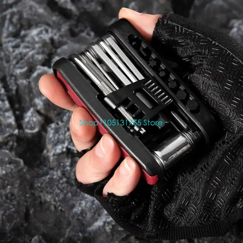 قاطع سلسلة الدراجة المدمجة، مقبض مريح، أداة إصلاح سلسلة سهلة