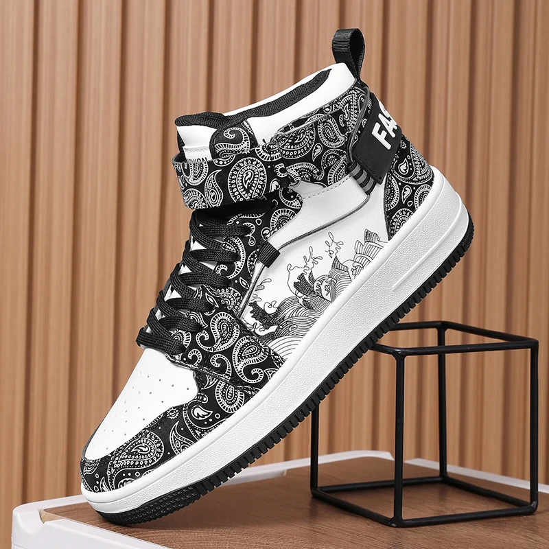 أحذية رجالي مجلس 2025 جديدة عالية قطع سميكة وحيد الارتفاع زيادة الاتجاه الشارع حذاء كاجوال شقة أحذية رياضية مريحة للرجال #6