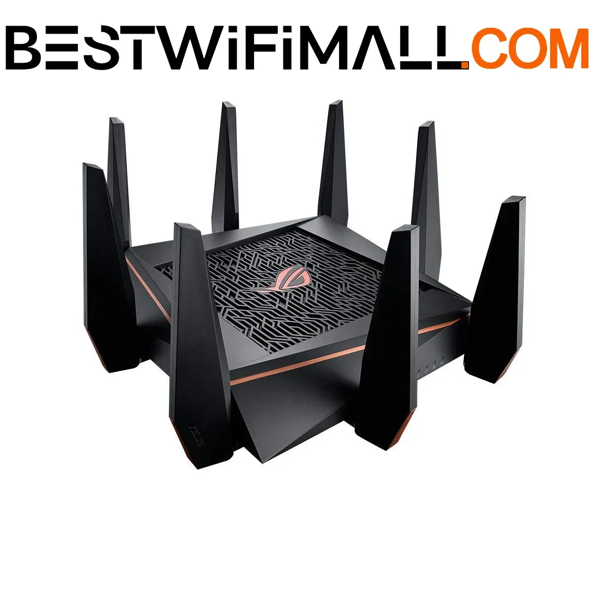 

Игровой Wi-Fi роутер ASUS GT-AC5300 AC5300 Tri-Band 5334 Мбит/с, система Mesh Wi-Fi для всего дома 1.8 ГГц, 2.4 ГГц и 5 ГГц