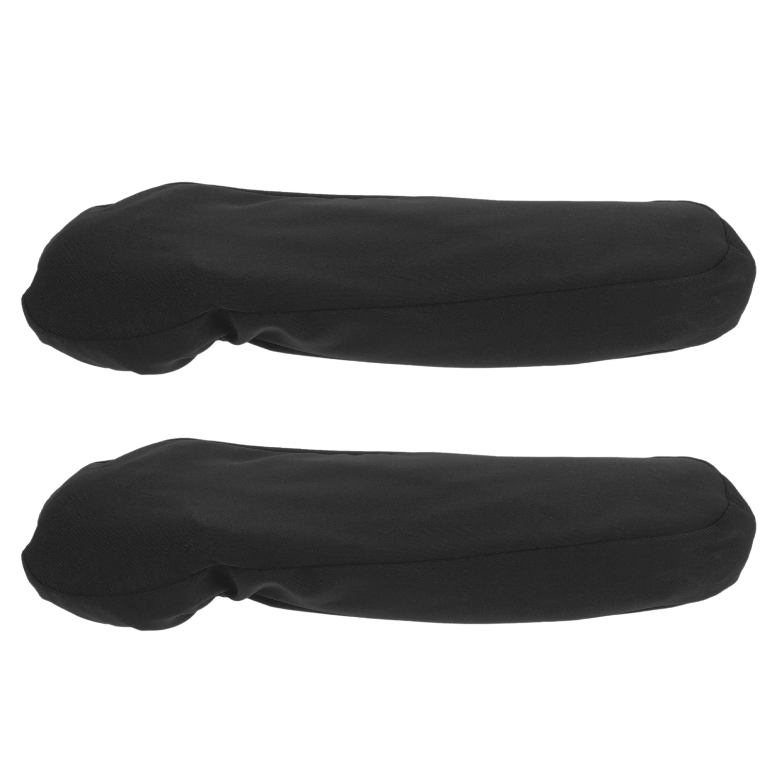 

1 Pair Front Seat Armrest Cover Protective Cover Durable Elastic Fabric Universal Fit Scratch Stain Resistant Easy Installation