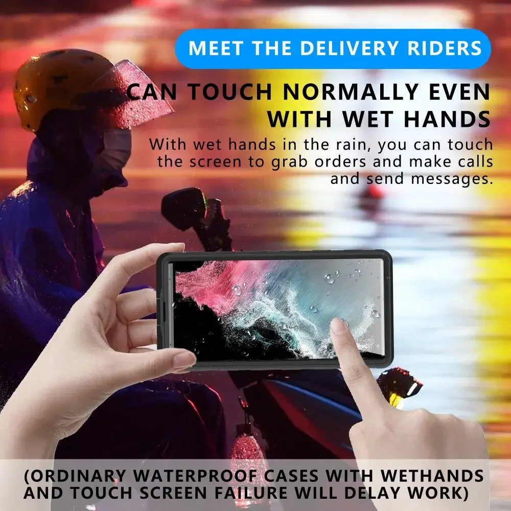 5 Meter Waterproof Case For Samsung iPhone Xiaomi Redmi Poco OPPO VOVO Google Sony Motorola Asus Diving Swim General Size 7inch