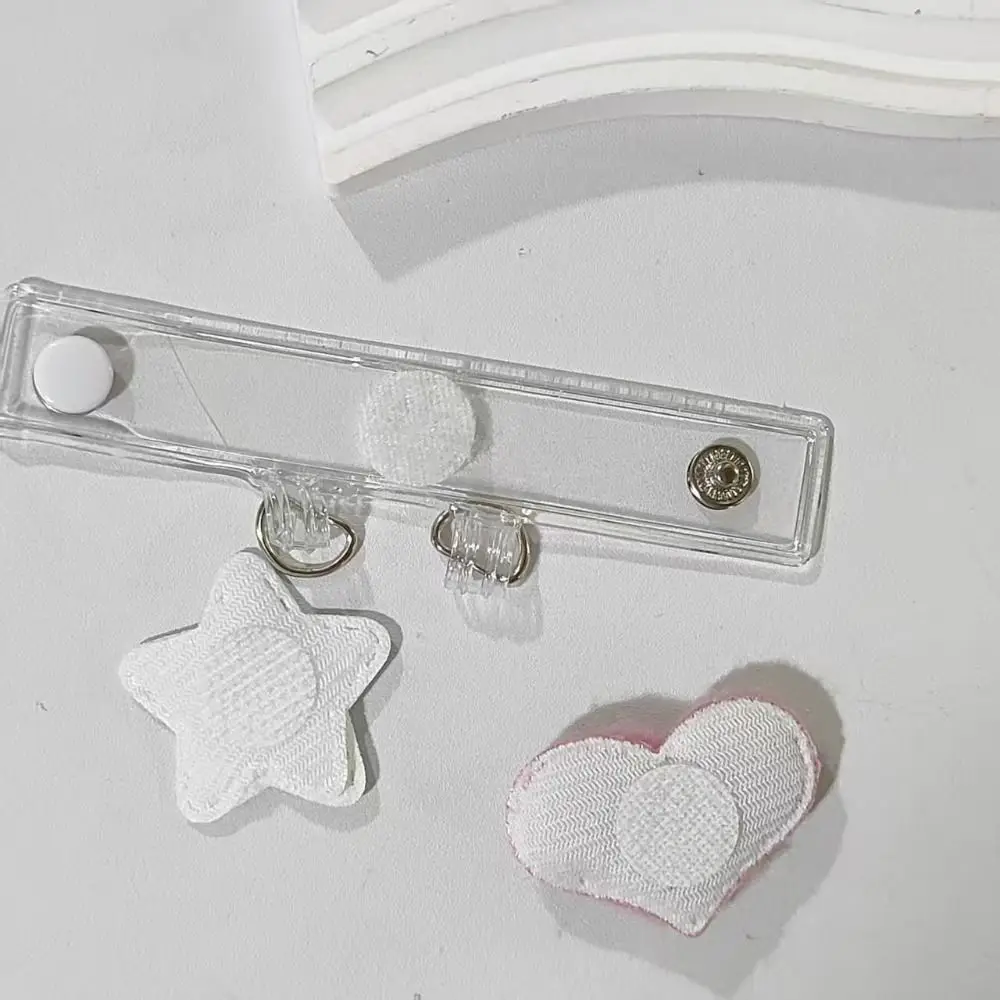 Bag Pendant Heart Bag Hanging Buckle Wing Cloud Bag Extender Buckle Transparent Love Bag Charm Girls