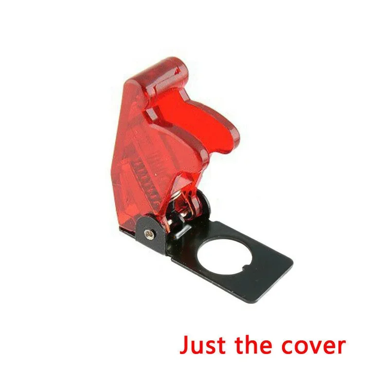 12V 20A Racing Car Tuning Vehicle ON/OFF Light Rocker Toggle Switch Cover Universal Security Protection Gadget Car Accessories