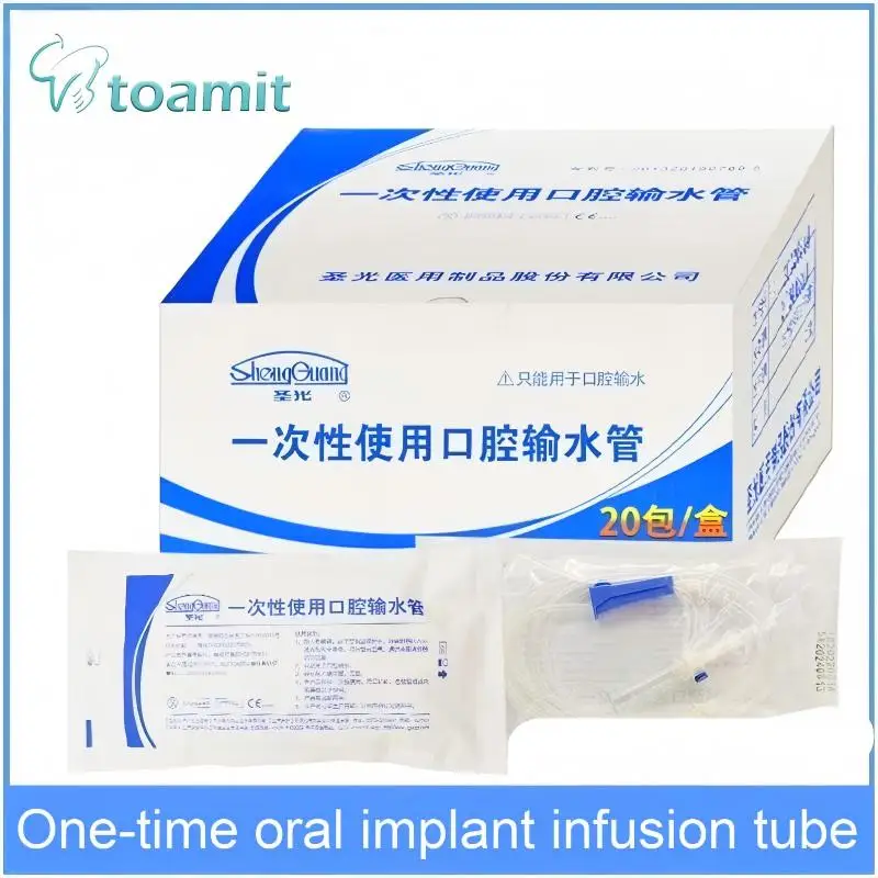 

20pcsDental Implant Flushing Water Pipe NSK Handpiece,Disposable Sterile Saline Cooling Irrigation Tubing,Transparent Catheter