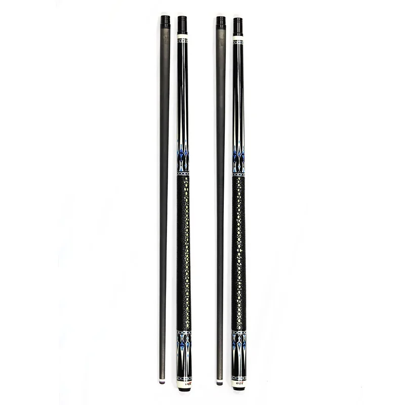 

Premium Yfen M7 Real Carbon Fiber Top Quality 11.75/12.5mm Tip 1/2 Pool Billiard Cue with Extension