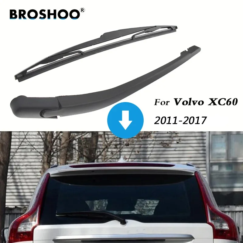 BROSHOO Car Rear Wiper Blades Back Windscreen Wiper Arm For Volvo XC60 Hatchback (2011-2017) 355mm,Windshield Auto Styling