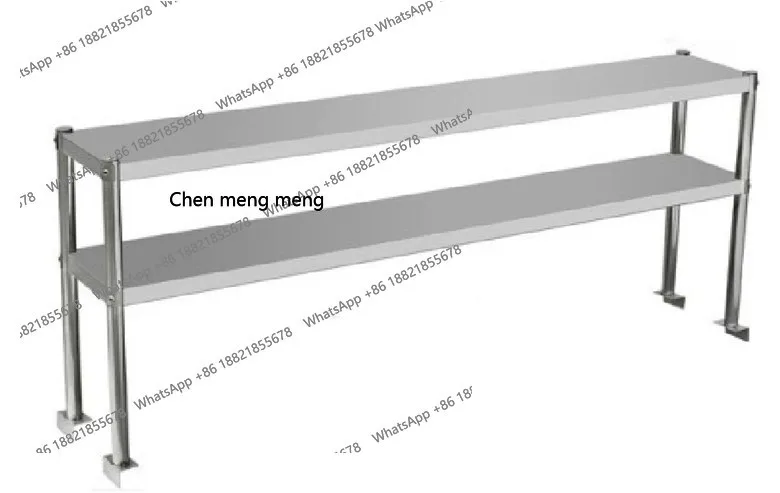 

Disassembly and assembly double-layer shelves, stainless steel workbench shelves, kitchen console shelves