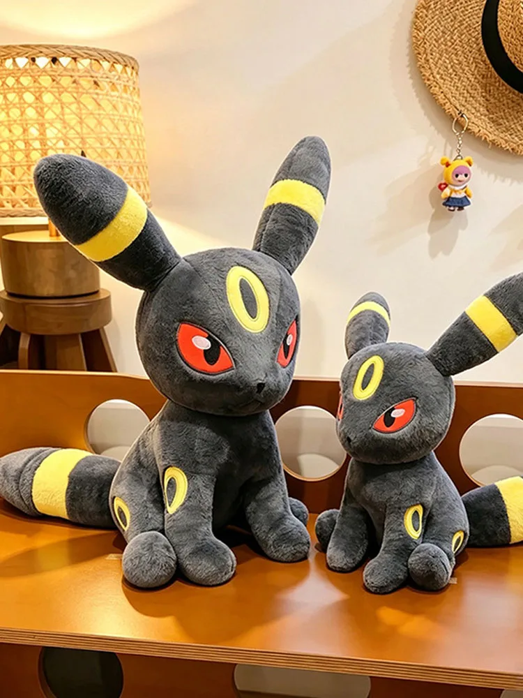 40-75cm Pokémon Umbreon Plüschtiere Niedliche Cartoon-Plüschfigur Anime Geburtstagskissen Pokémon Eevee Puppe Gefülltes Geschenk für Kinder zu Weihnachten
