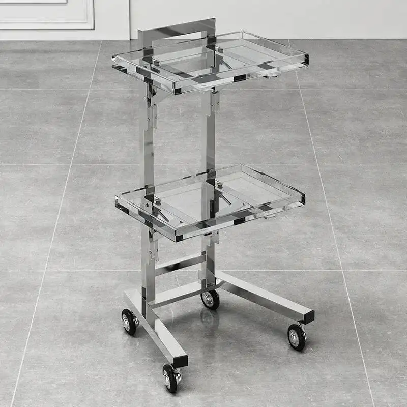 Skjuta Collapsible Furniture En French Style Trolley Modern Simplicity Multifunctional Trolley Originality Barber Shop Vagn HBSC