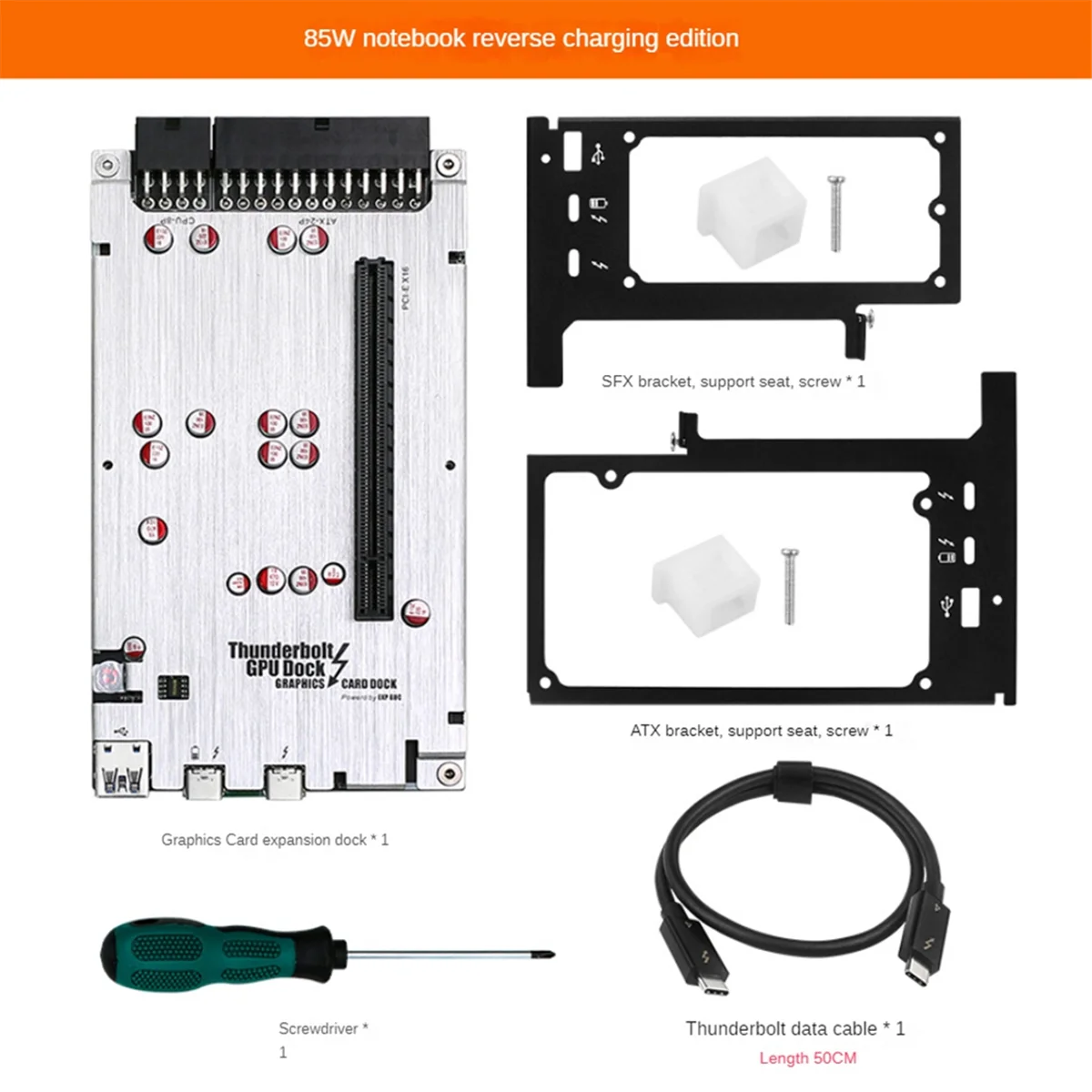 SLQZT TH3P4G3 85W PD Ładowanie dla stacji dokującej GPU do laptopa Notebook do zewnętrznej karty graficznej 40 Gb/s dla