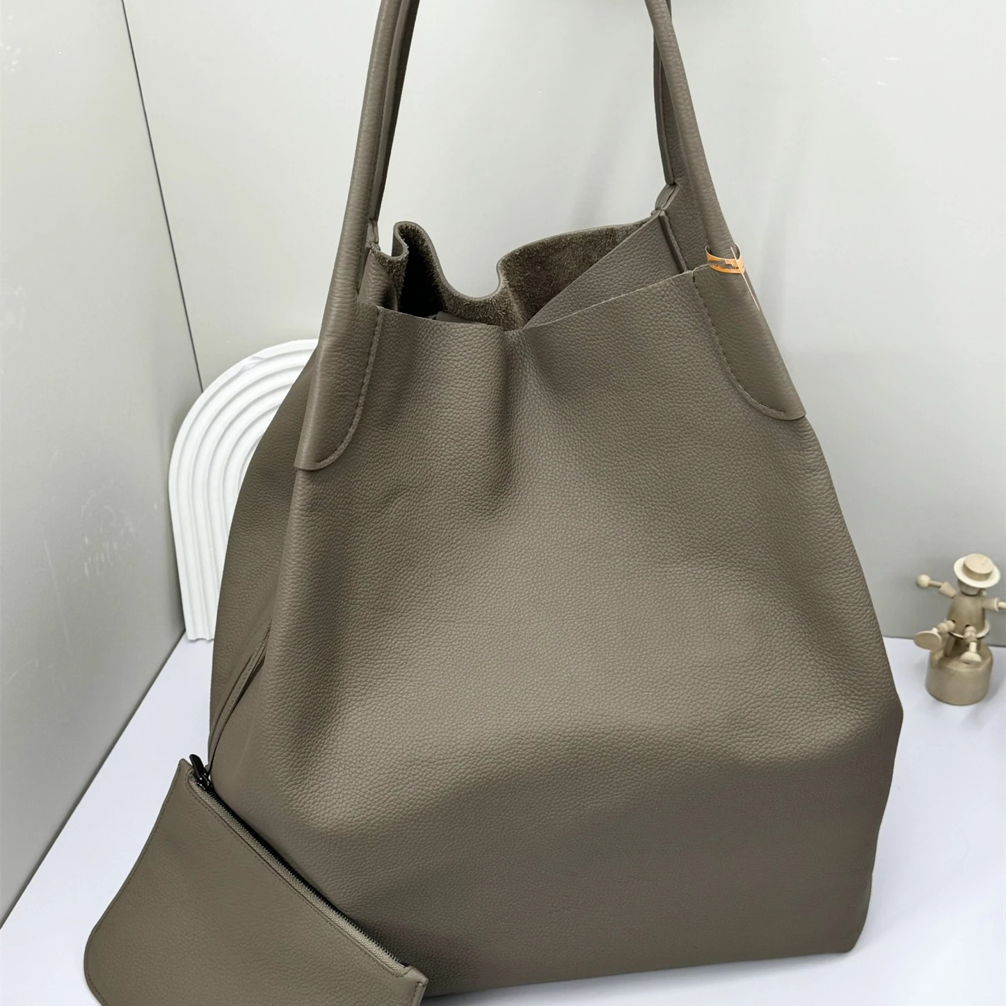 

Luxury Brand Top-handle Bag Leather Women Designer Handbags High Quality Fashion Purses Vintage Large Capacity Tote Bag