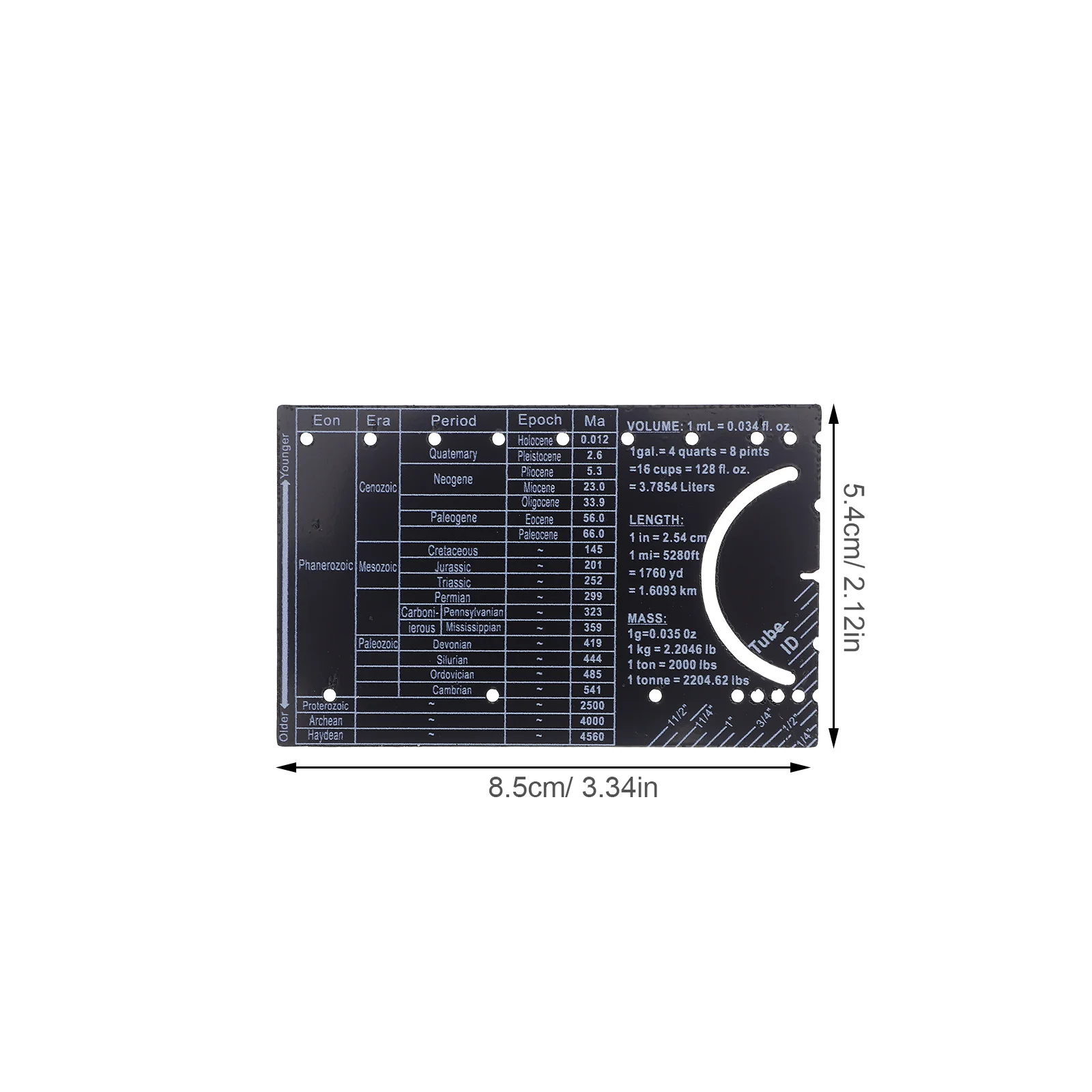 Régua de engenharia de bolso, aço inoxidável, 15cm, ferramenta de medição de precisão, portátil, medidor de comprimento de escala de construção, durável