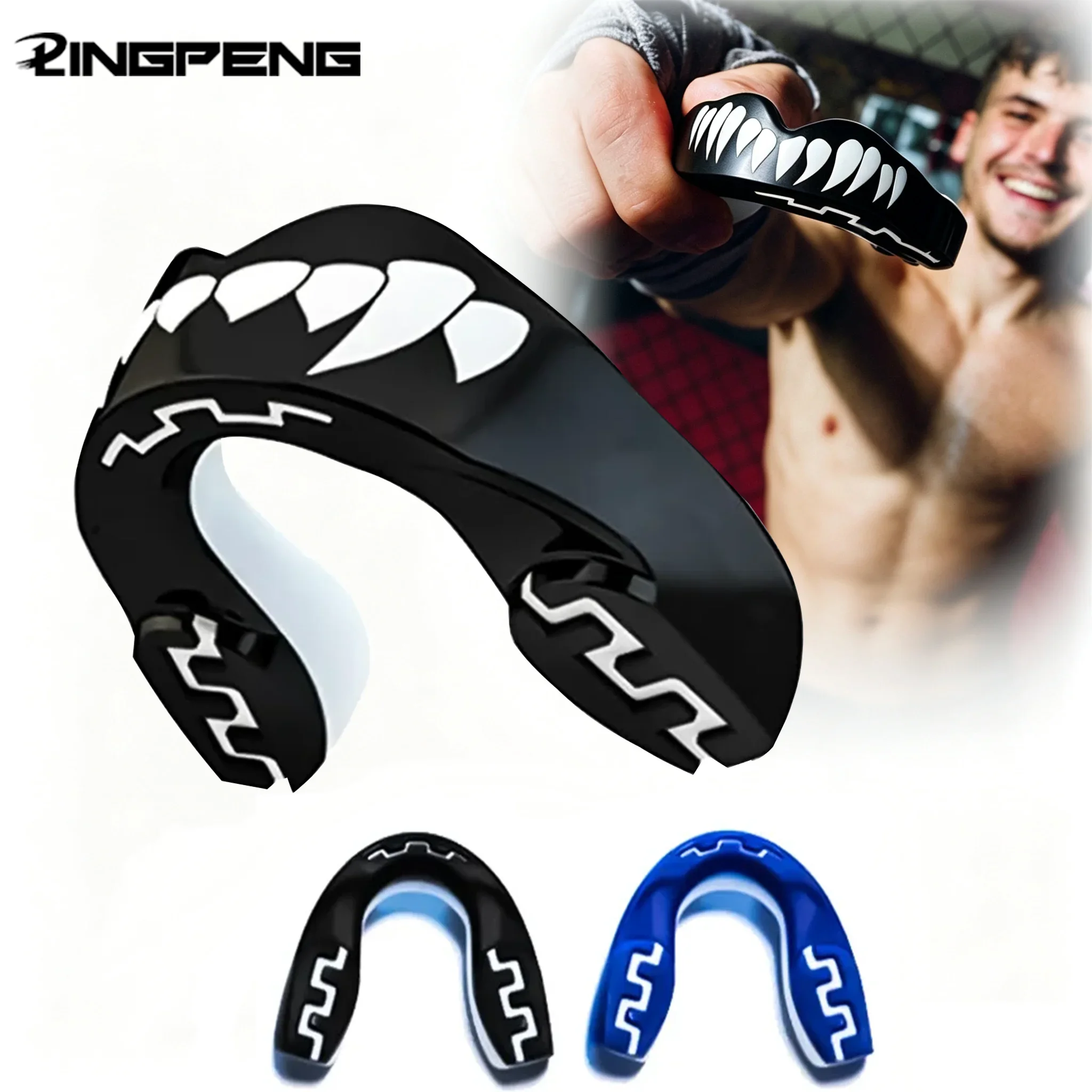 Image of Box-Mundschutz Professionelle Sport-Zahnschutzvorrichtung Sanda Kampftraining Muay Thai Schutzausrüstung Box-Zahnschutz