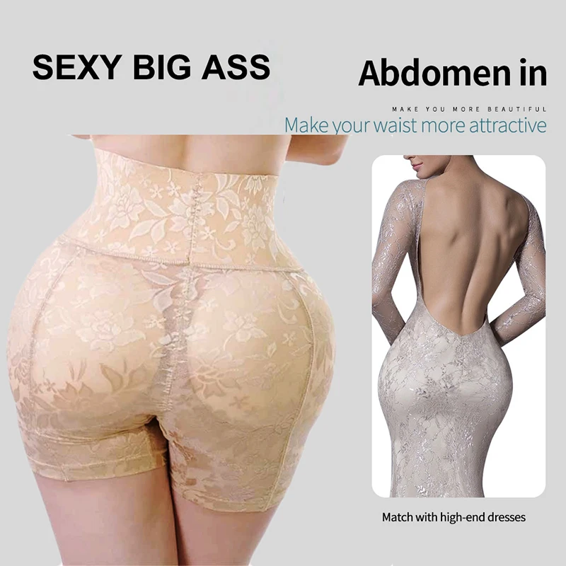 Sponge Big Ass Hip Enhancers allenatore a vita alta Body Shapers donna intimo da sposa Sexy Butt Lifters Control mutandine Shapewear