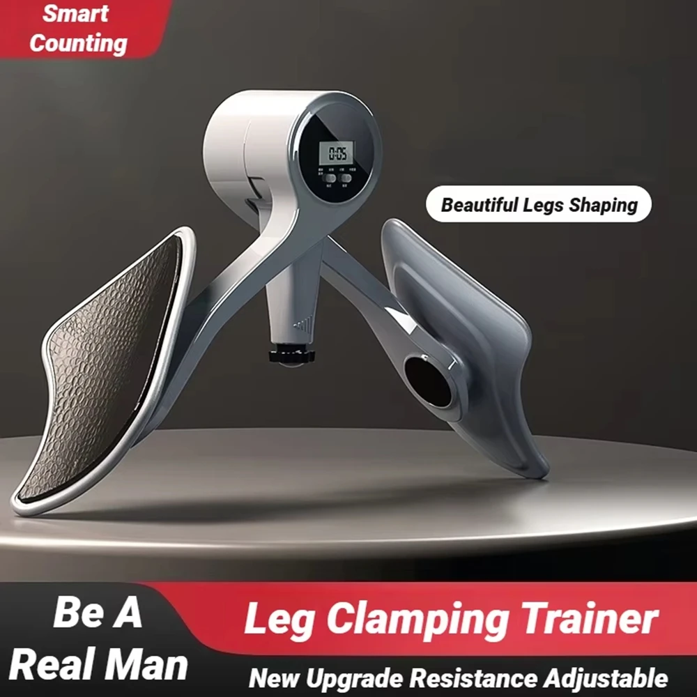 

Digital Counter Hip Leg Trainer Pelvic Floor Muscle Strength Adjustable Leg Exerciser Internal Thigh Fitness Equipment