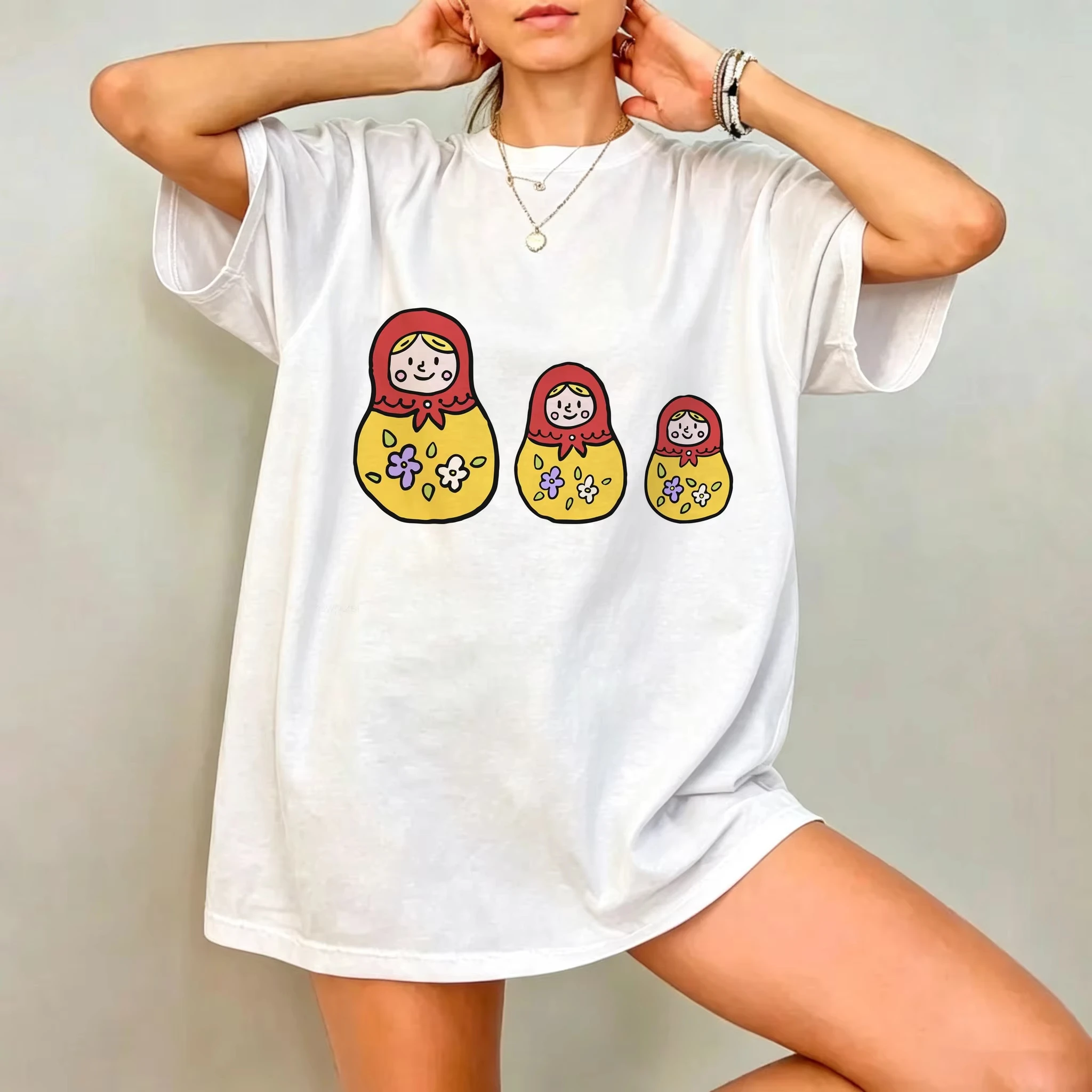 Cool New for 2026_ Russian-inspired Matryoshka-print T-shirts, '90s-style Cropped Tops, and 2000s-style T