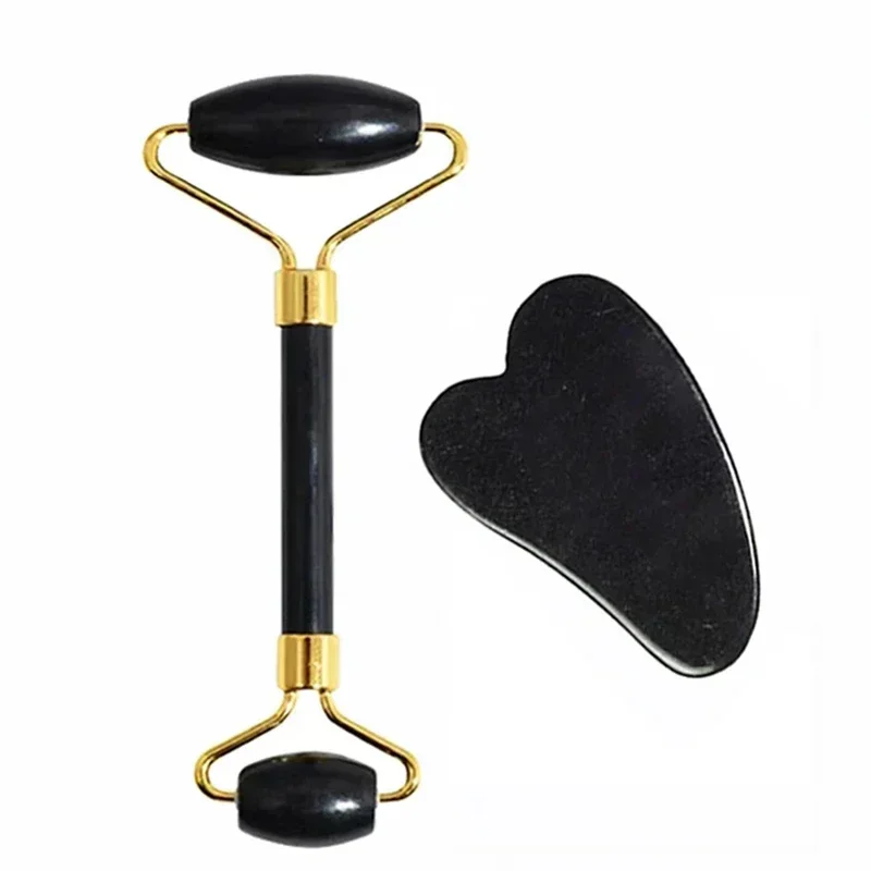 Natural Jade Roller Face Gua Sha Natural Stone Body Neck Massager Acupoint Eye Care Spa Massage Tools Massage Visage Lifting, image 13