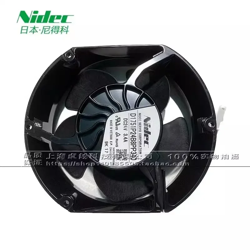 

Инверторный вентилятор Nidec D1751P24B8PP340 24 В ABB880/580