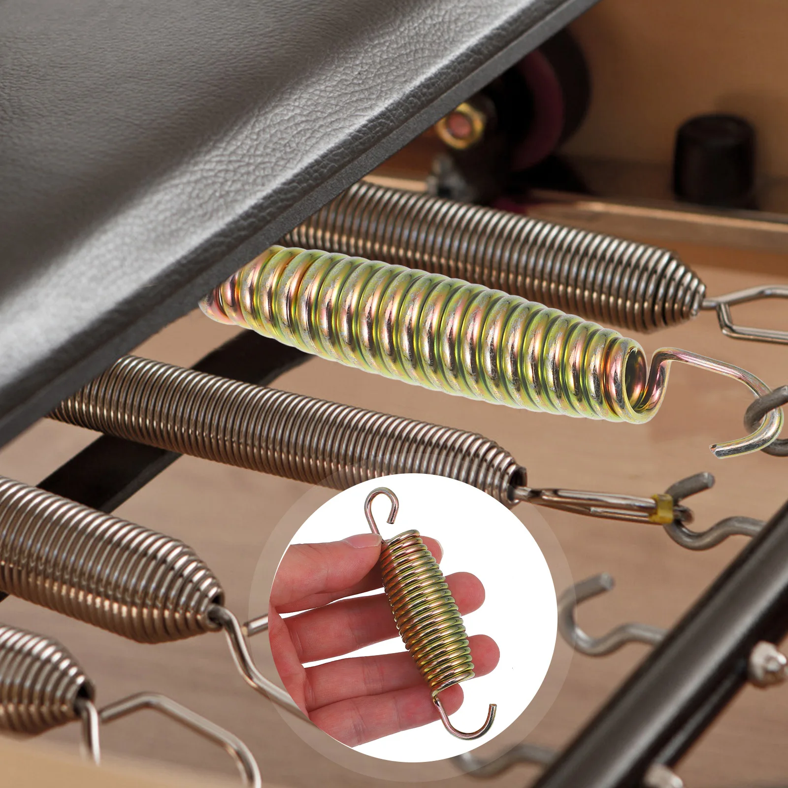 

1 set Premium Replacement Springs Waist Drum Durable Steel Tension Spring Outdoor Indoor Use Portable Tools Silver Color