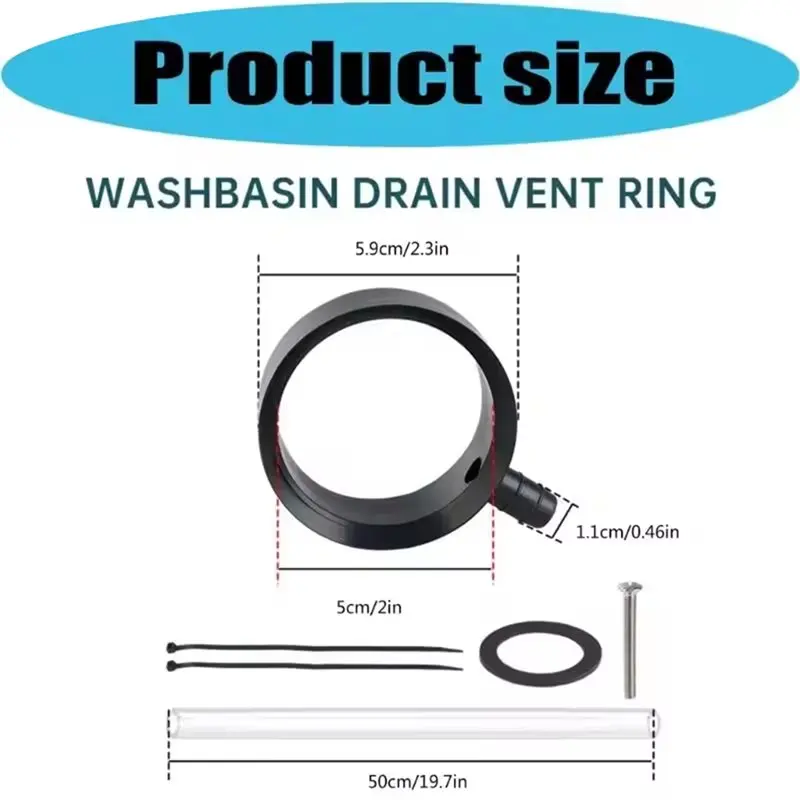 ABTC-Essential Drainage& Ventilation Accessory For Motorhomes& Campers-RV Vent& Seal Side Outlet