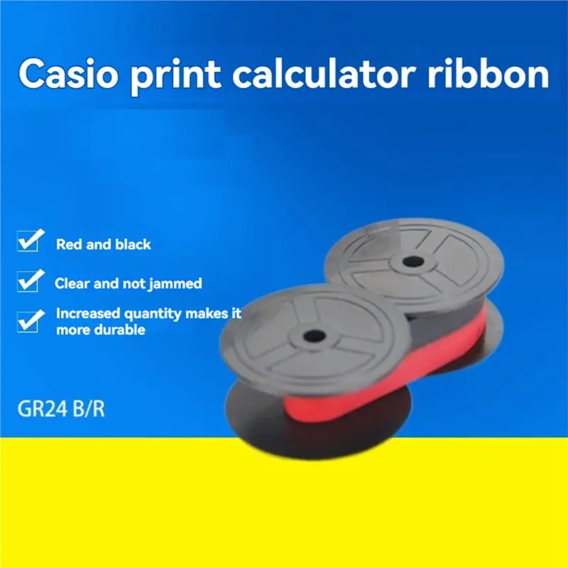 AC57-Printer Calculator Ribbon For CASIO RB-02 For CASIO DR120TM 140TM 270TM 210TM CS-2612 GR24 RB view 2