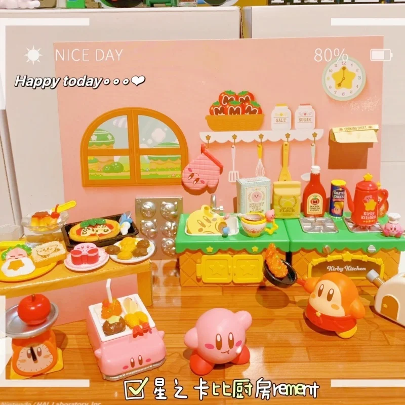 Originale genuino Re-Ment Kirby Star'S Cucina Cibo in miniatura Caramelle in miniatura Giocattoli Scena Cieca Scatola Uova Regali personalizzati