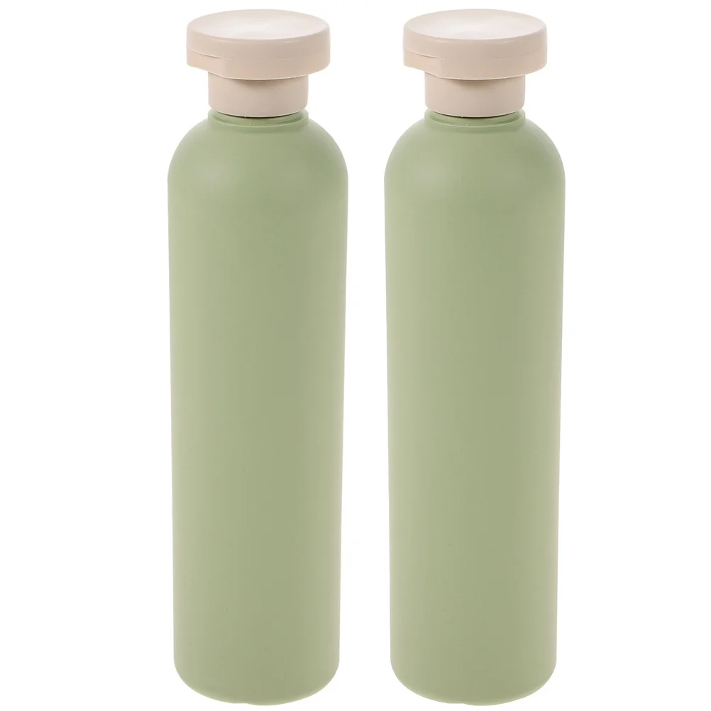 

2Pcs 260Ml Travel Squeeze Bottles Leakproof Containers for Toiletries Shampoo Lotion Cream Lightweight Portable Set