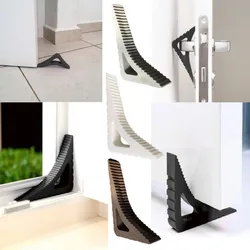 Creative Triangle Door Stopper Safety Rubber Block Wedge Doorstops Anti-collision Door Rear Stoppers Protection Window Limiter