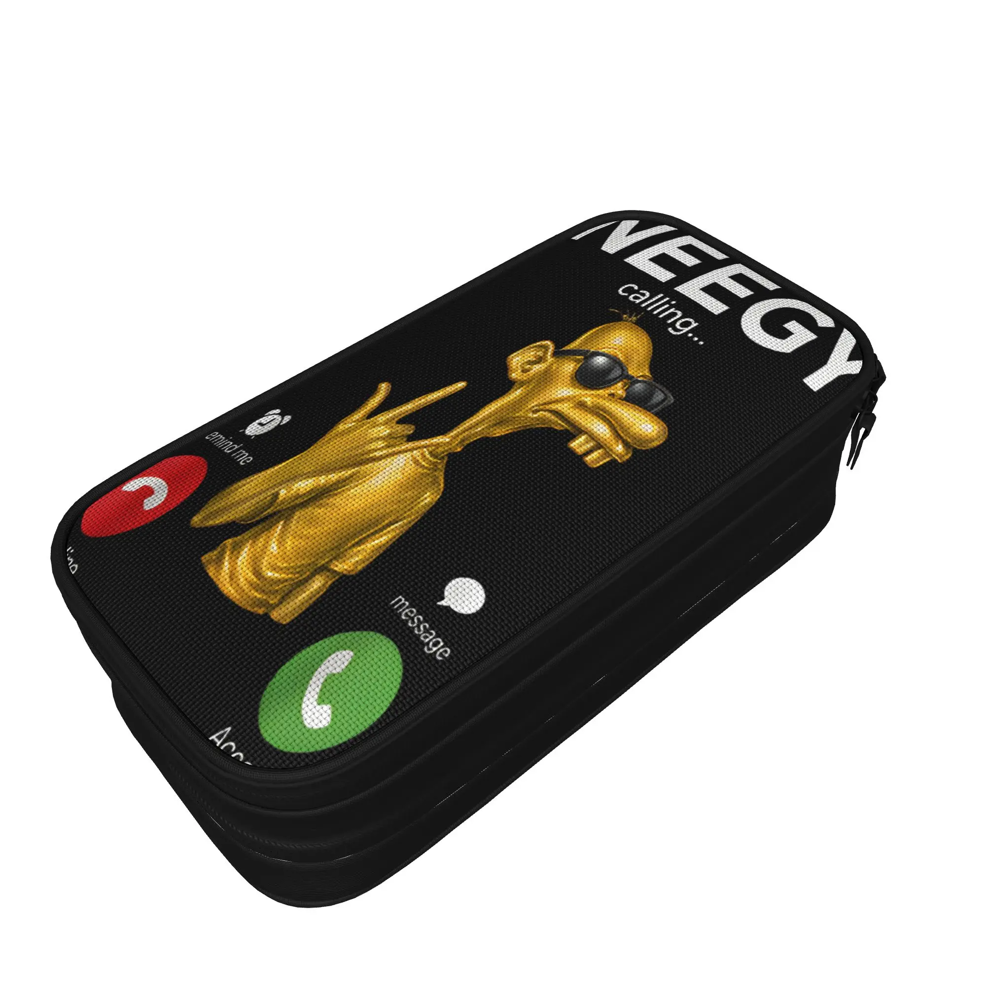 There is Motion at Your Front Door Tung Tung Tung Sahur Meme Pencil Case Pencil Box Kids Cool College School Pencil Cases