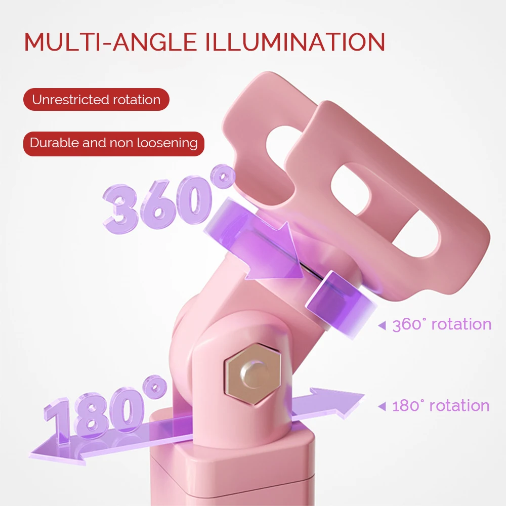 مصباح أظافر LED بالأشعة فوق البنفسجية للطلاء ، حامل مجفف أظافر محمول ، ضوء تجفيف أظافر صغير احترافي ، الأشعة فوق البنفسجية #3