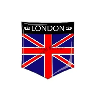 London England Flag Big Ben Emblem Creative Waterproof Car Stickers for Car Van Helmet Window Wall Decoration Accessories