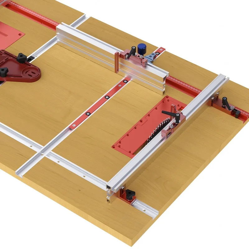 300 / 450 / 650mm Miter Bar Aluminum Slider Table Saw Gauge Rod Woodworking Tool Suitable for Type 30 45 T-Slot T-Track